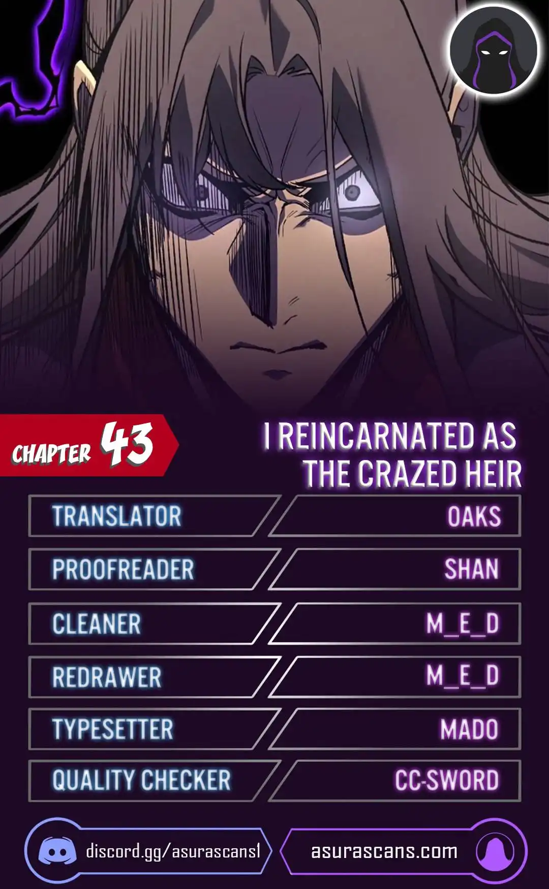 I Reincarnated As The Crazed Heir Chapter 43 1